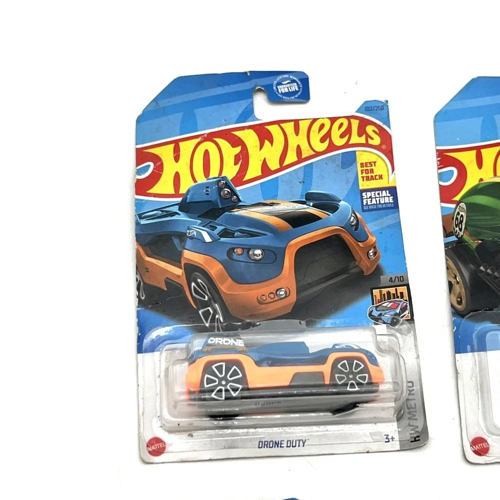 Hot Wheels Lot of 4 New Cars Bone Shaker Brick and Motor Drone Duty Head Gasket